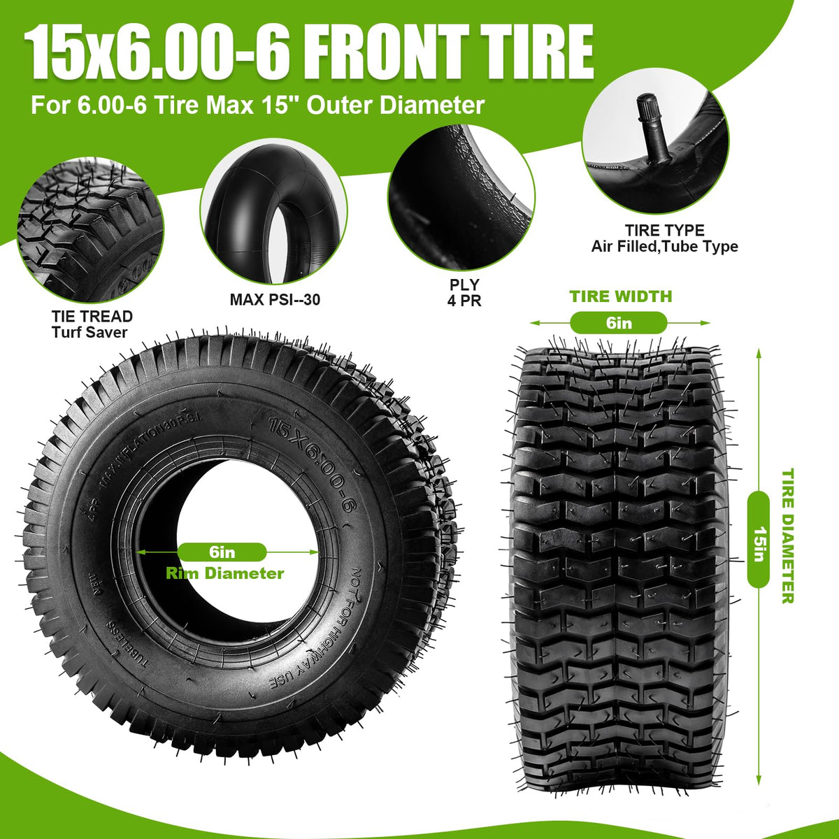 Soiiw TR-13 straight valve stem enables easy inflation.