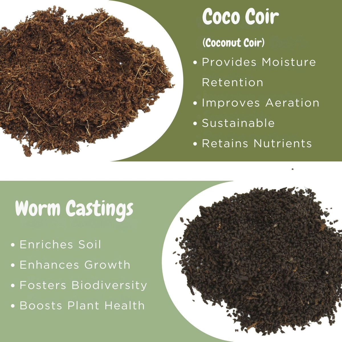 Soil Sunrise hand-blended-mix illustrates careful soil preparation for consistent texture.