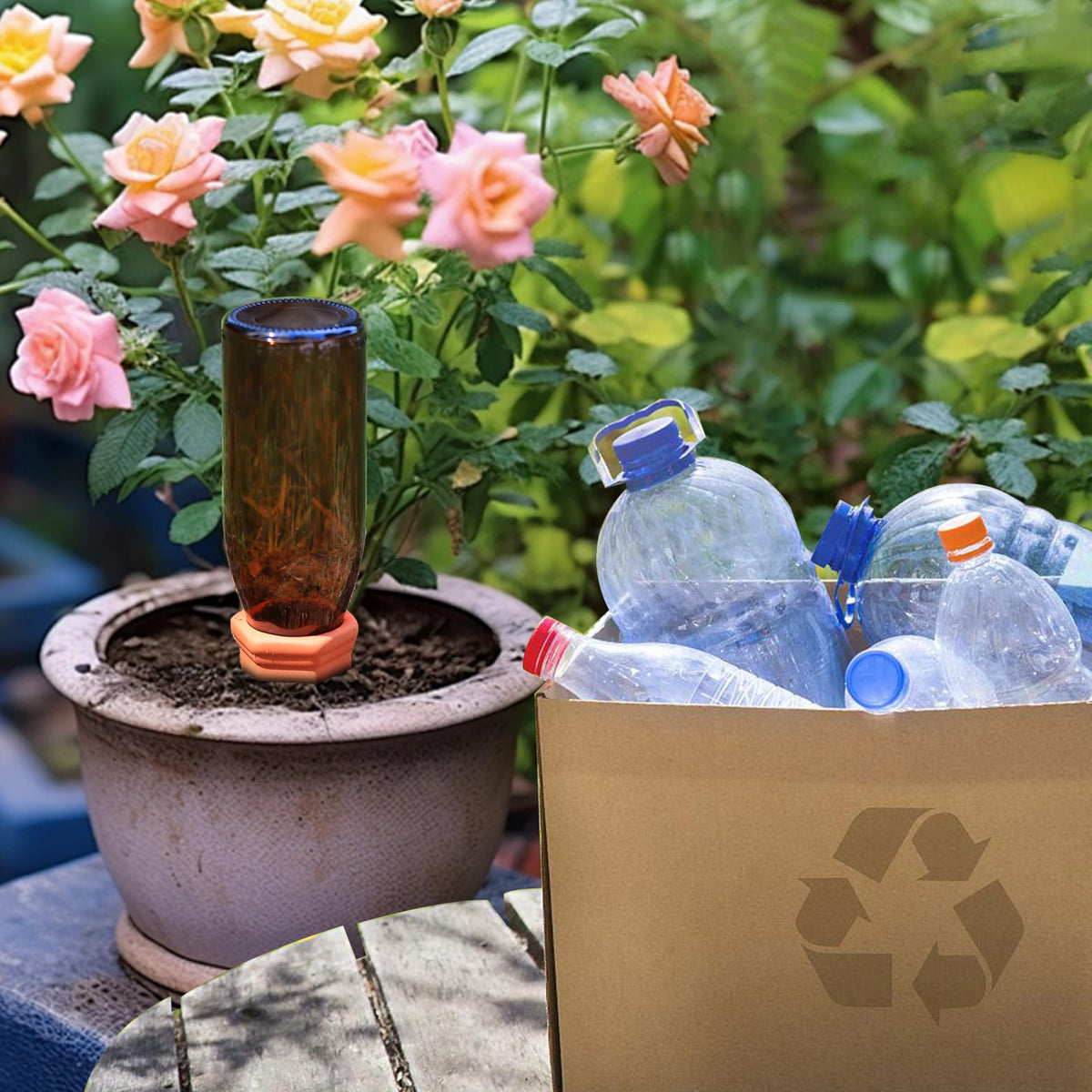 Soilagua bottle-adaptable setup enables simple refills