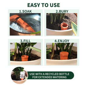 Soilagua eight-pack set ready for automatic vacation watering