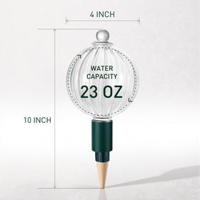 Soilagua slow-release watering demonstrated among greenery
