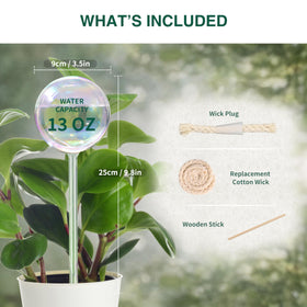 Soilagua vacation use globe helps care for plants while you are away