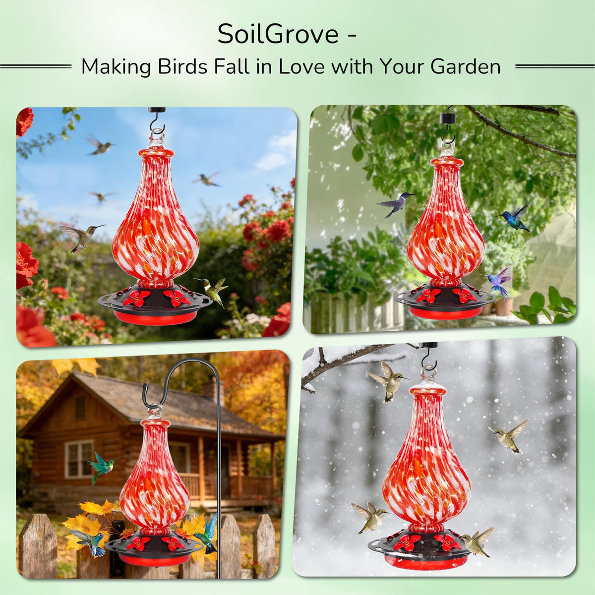 SOILGROVE attracts cardinals and blue jays to your yard