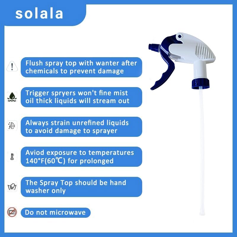 Solala ergonomic trigger reduces hand fatigue during extended tasks.