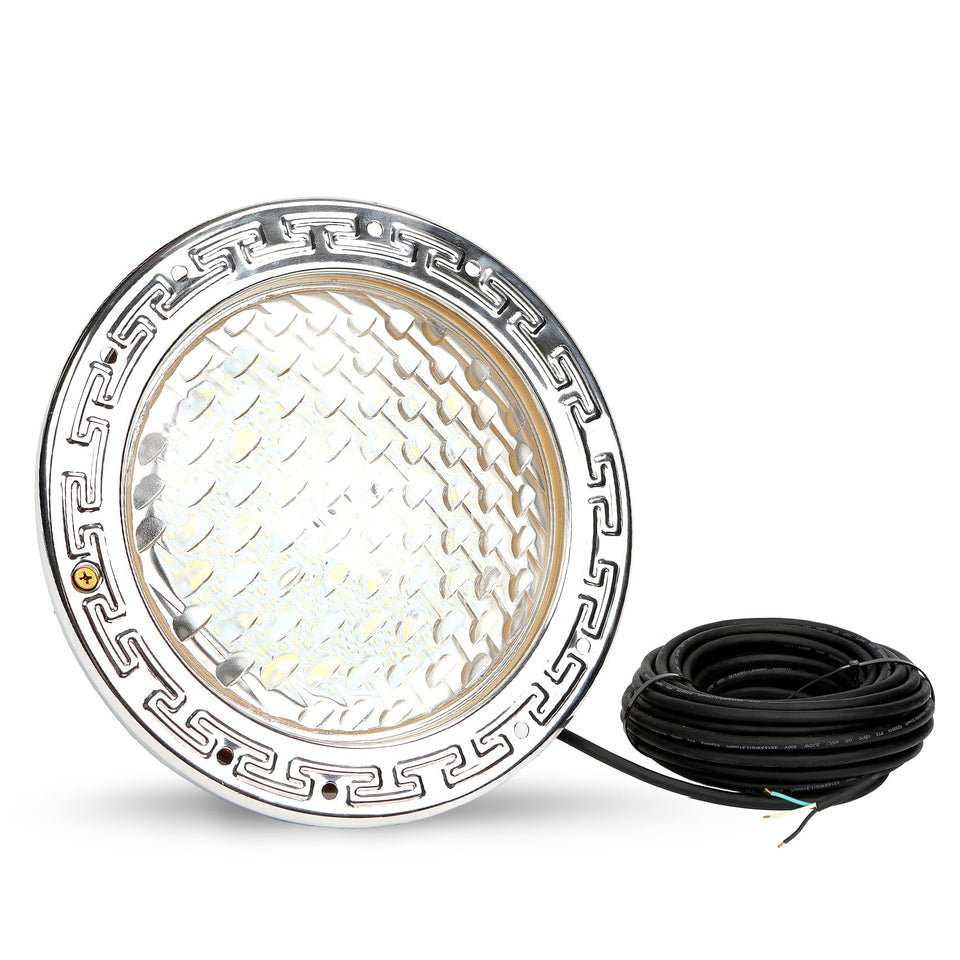 SOLAR SPORTS LED pool light with 10-inch waterproof design for inground pools