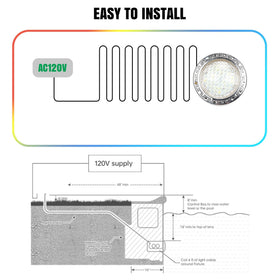 SOLAR SPORTS 35W LED delivers energy-efficient brightness for inground pools