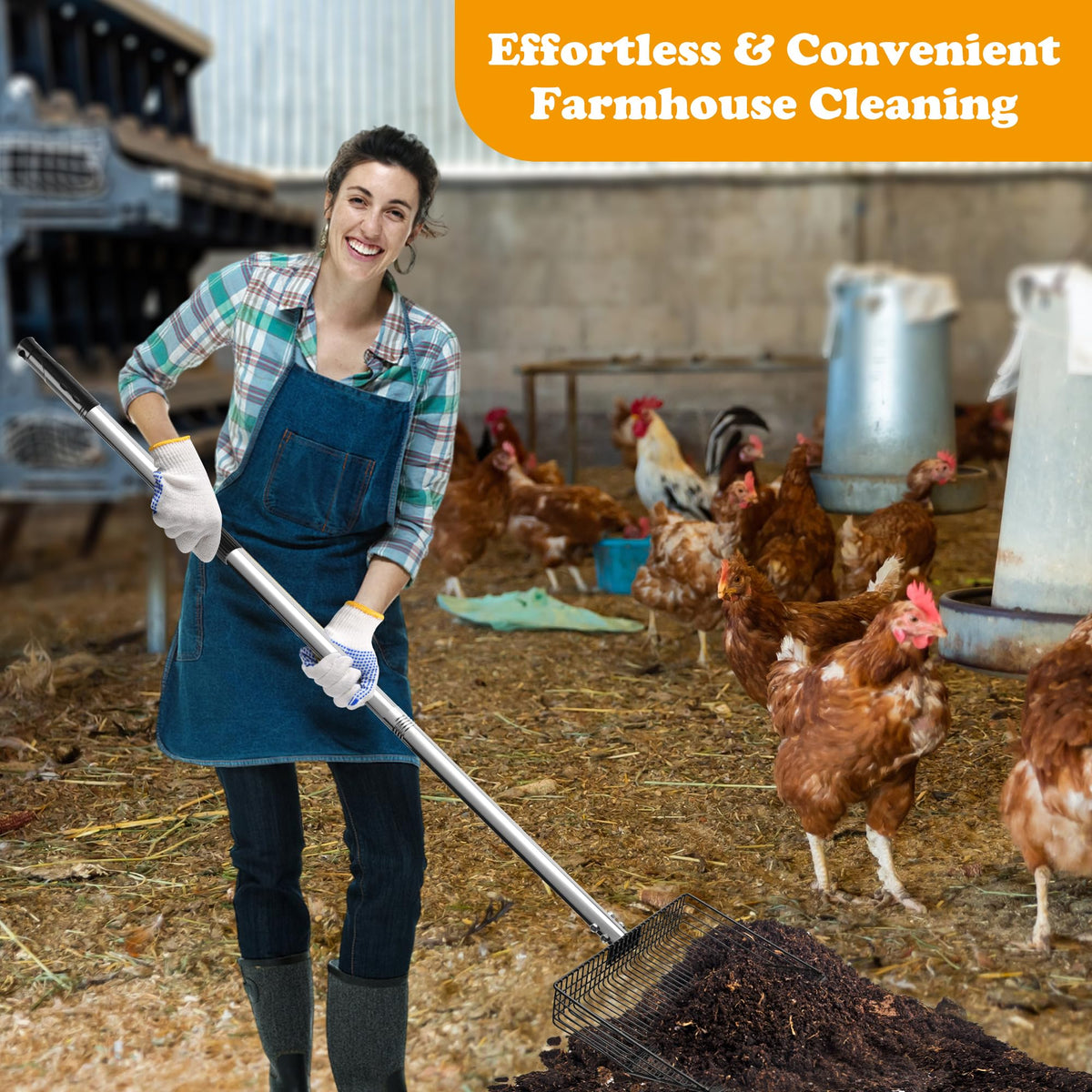 Solaradgy durable coop accessory designed for easy waste removal