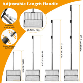 Solaradgy stainless steel handle and carbon steel scoop resist rust