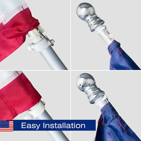 SolarStar flag for multiple occasions suitable for patriotic displays