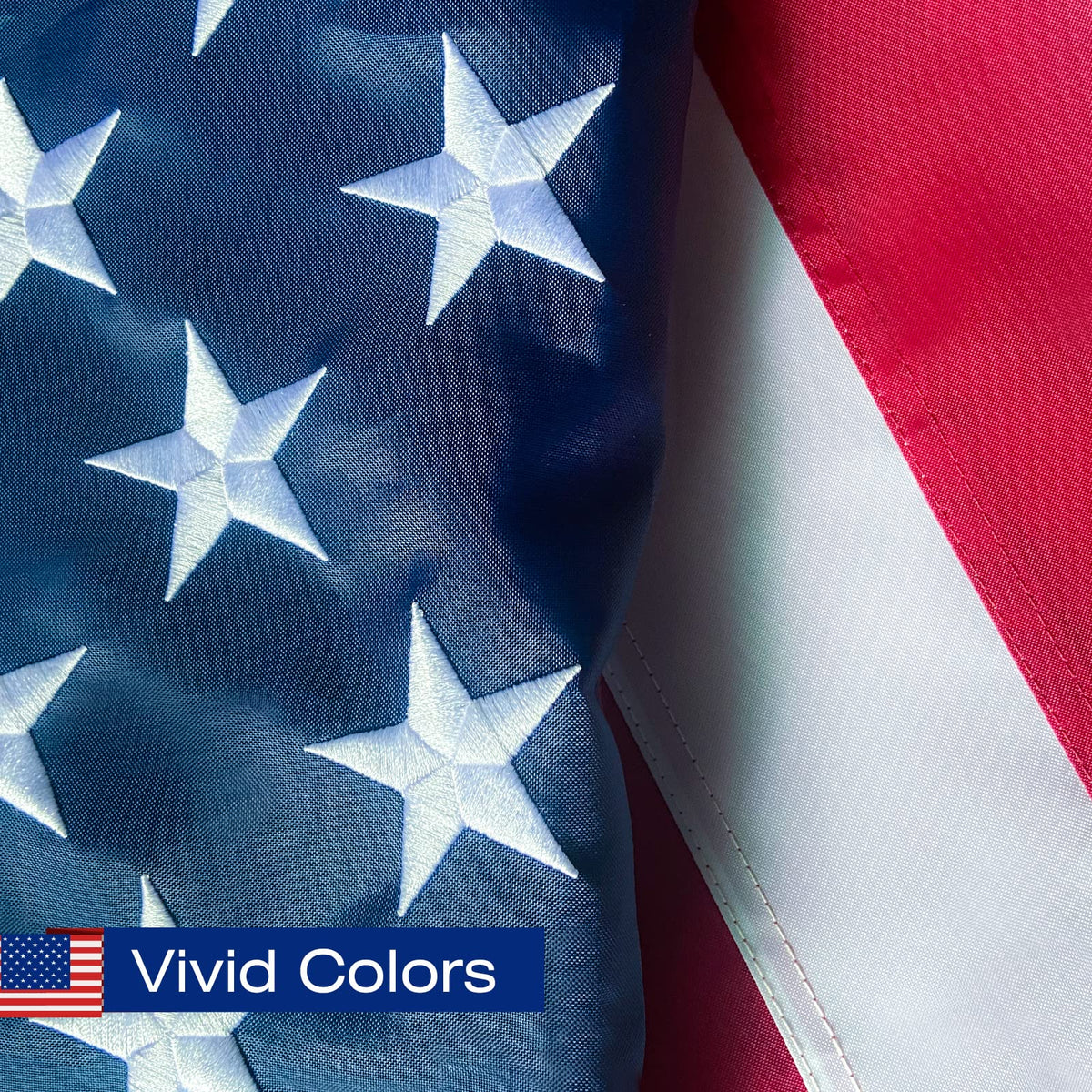 SolarStar outdoor indoor flag with bright colors and UV protection