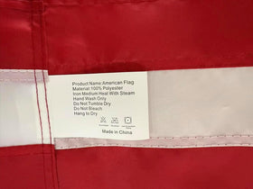 SolarStar flag sleeve 2x3ft easy mounting on standard flagpole (pole not included)