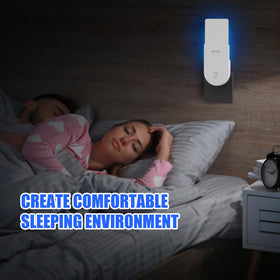 Solarush indoor UV fly trap living room view highlights day and night usefulness.