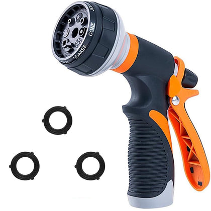 Solifo garden nozzle with reinforced top-connector for durable, leak-free watering