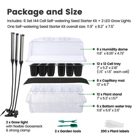 SOLIGT adjustable brightness and timer settings tailor light cycles
