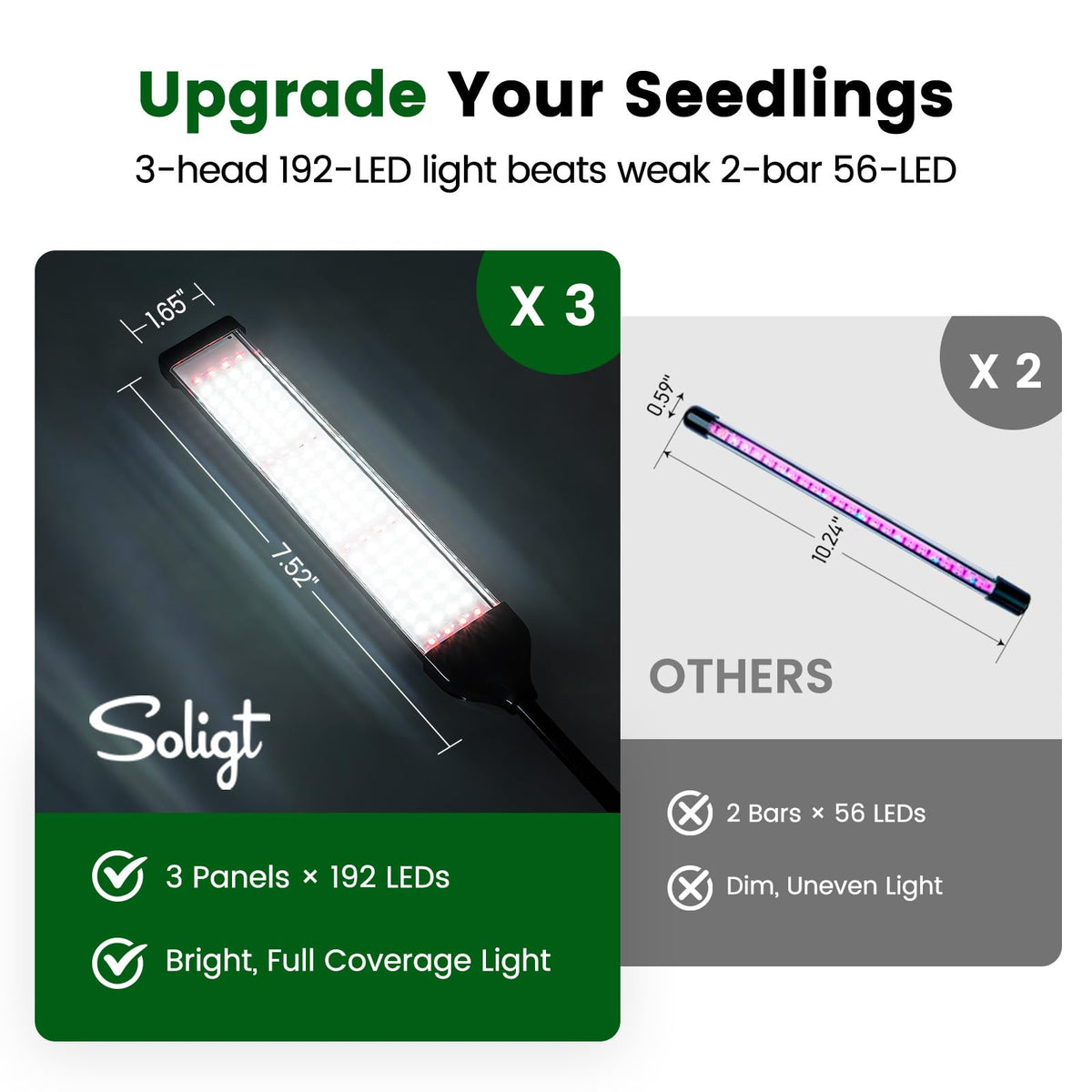 SOLIGT humidity domes and capillary mats maintain steady moisture for healthy seedlings