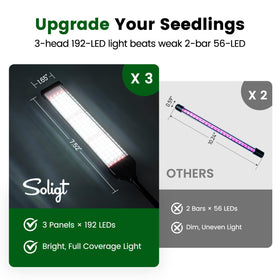 SOLIGT humidity domes and capillary mats maintain steady moisture for healthy seedlings