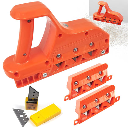 Solis Convene drywall cutting tool showing 45° and 60° blades for precise cuts.
