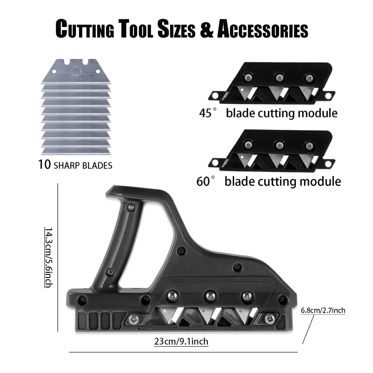 Solis Convene includes ten blades for versatile trimming and fast project progression.