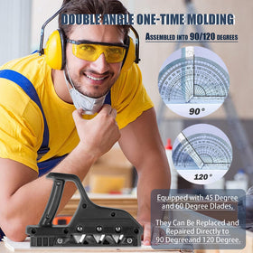 Removable blade module from Solis Convene enables easy 45° and 60° angle changes.