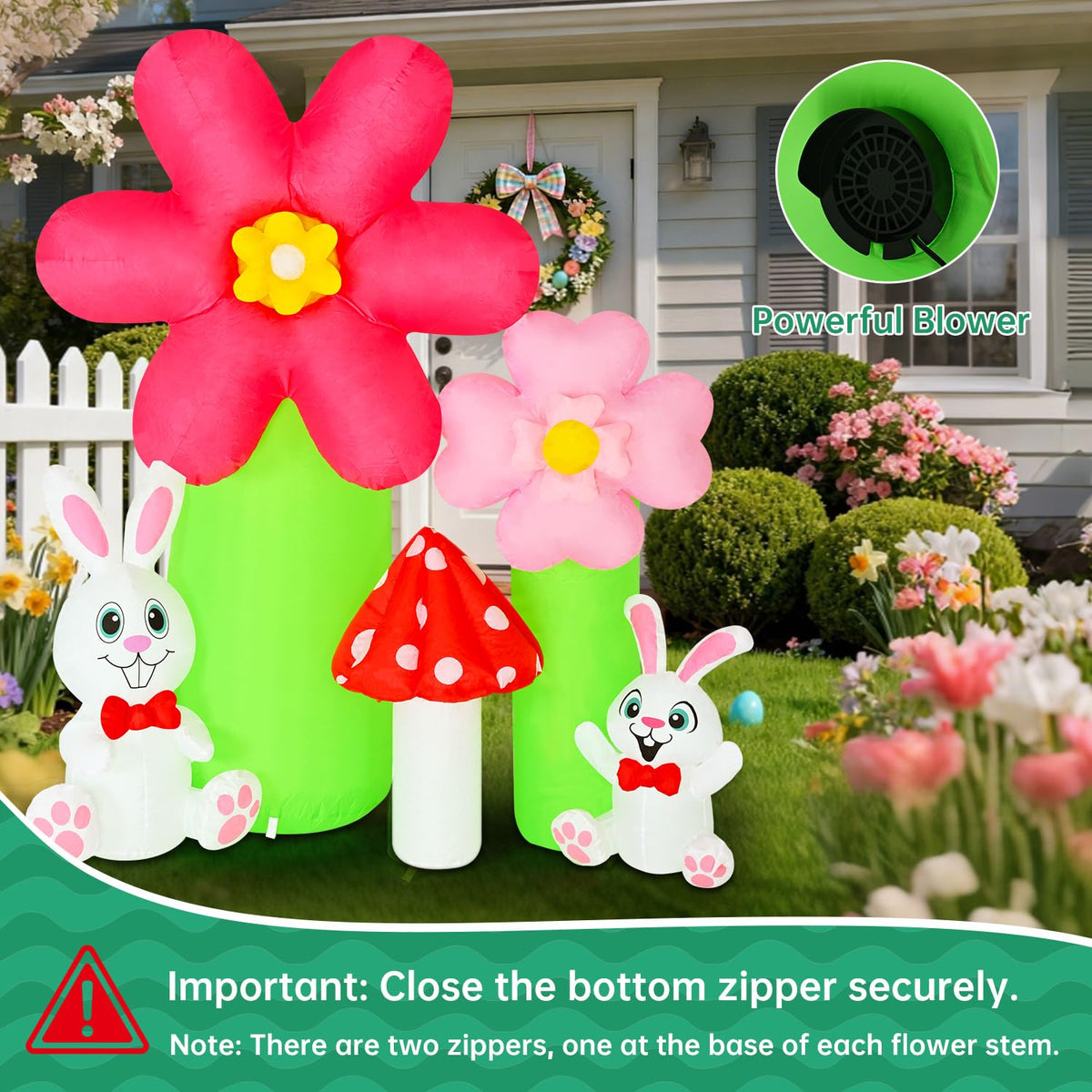 Solivaga outdoor yard decor inflatable enhances curb appeal.