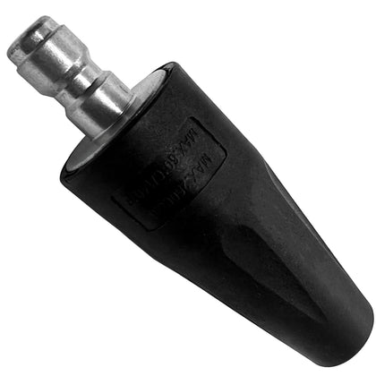 Solivede turbo nozzle 2600psi delivering rotating spray for tough grime