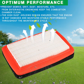 SOLLON Husqvarna air filter compatible with 370BFS model for reliable fit.