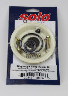 SOLO 0610406-K O-rings and diaphragm for dependable sprayer upkeep.