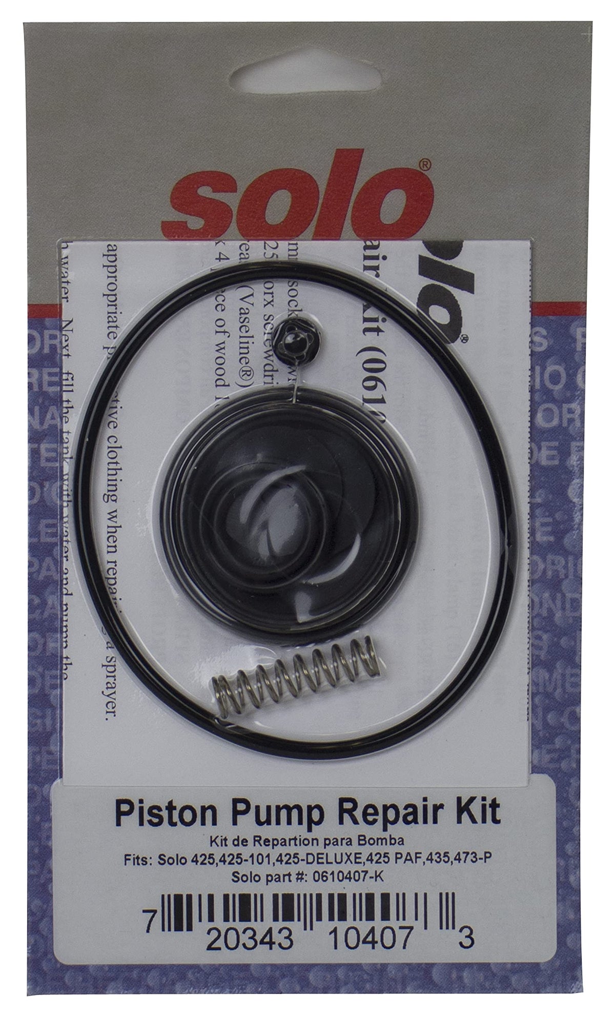 SOLO 0610407-K repair kit in use enabling quick field repairs
