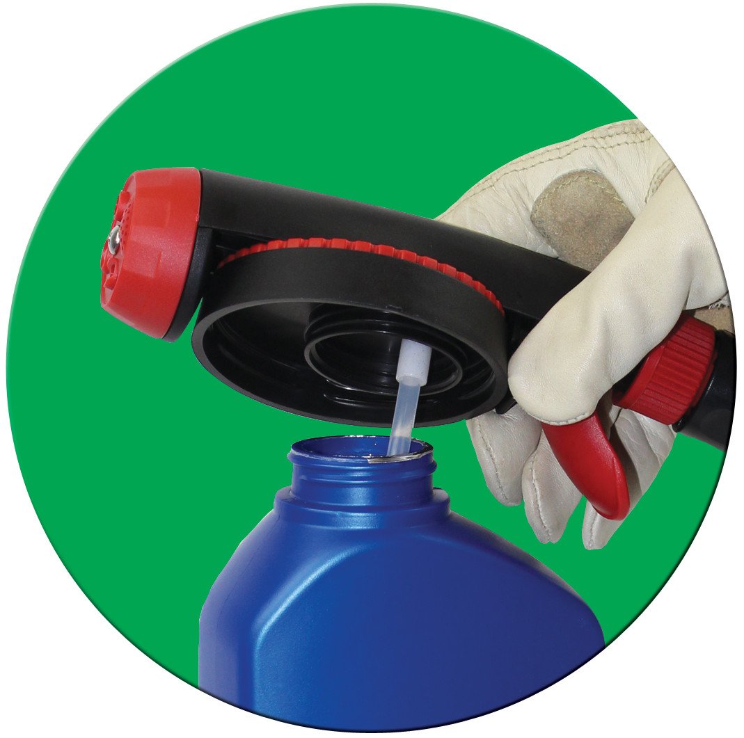 SOLO 405-HE canister use doubles as a container for storage.
