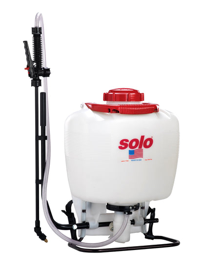 SOLO 425-Deluxe backpack sprayer with a large fill opening for quick refills.