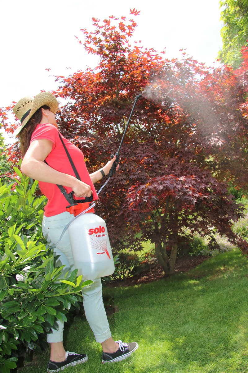 SOLO 430-1G sprayer four-nozzle set for versatile tasks.