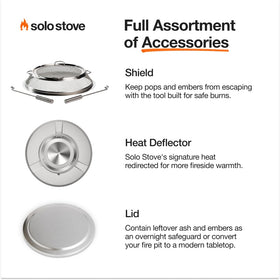 Solo Stove Bonfire 21.75-pound weight enables easy transport
