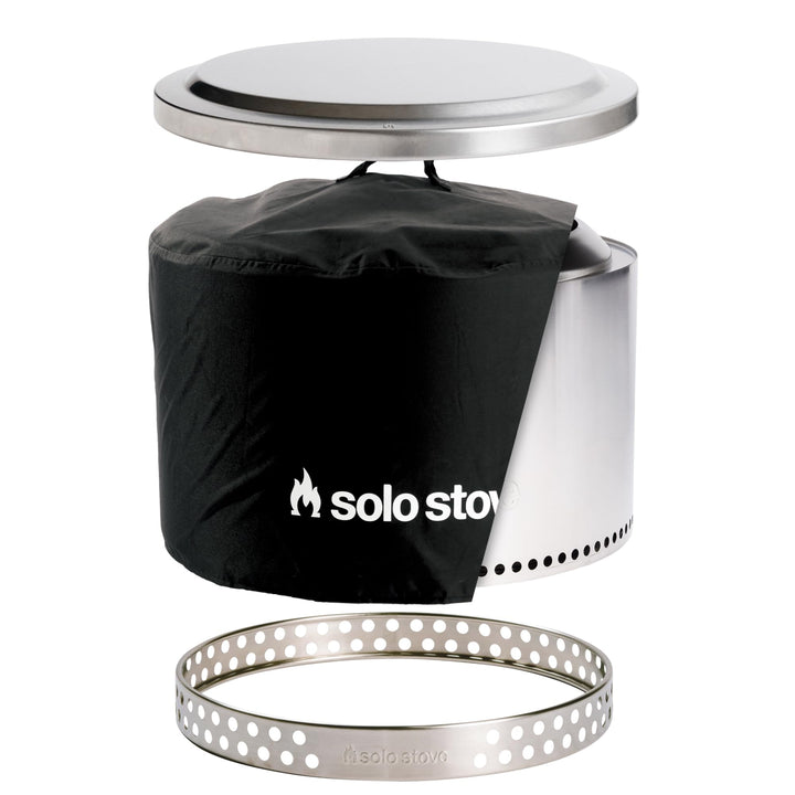 Solo Stove Yukon base plate for stable outdoor setup and easier cleanup.