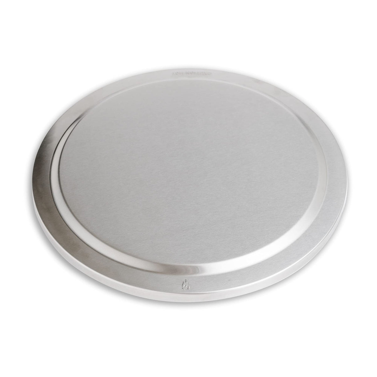 Solo Stove Yukon lid round cover on fire pit for protection and style.