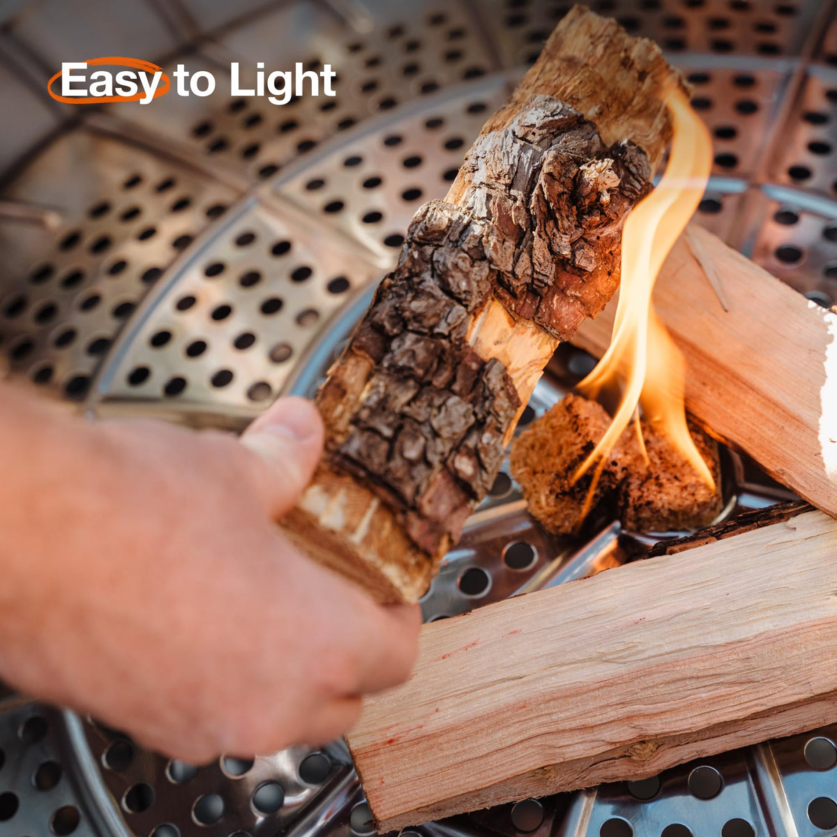 Solo Stove Yukon removable ash pan enables quick post-fire cleanup after gatherings.