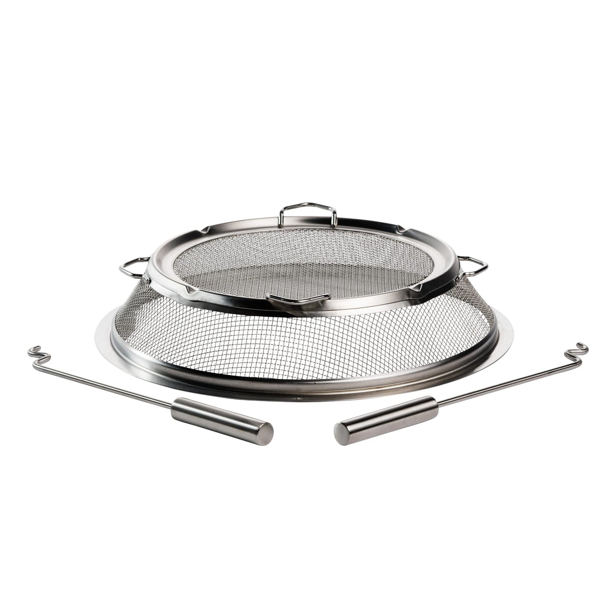 Solo Stove Yukon Shield exterior view shows durable spark protection for outdoor fires.