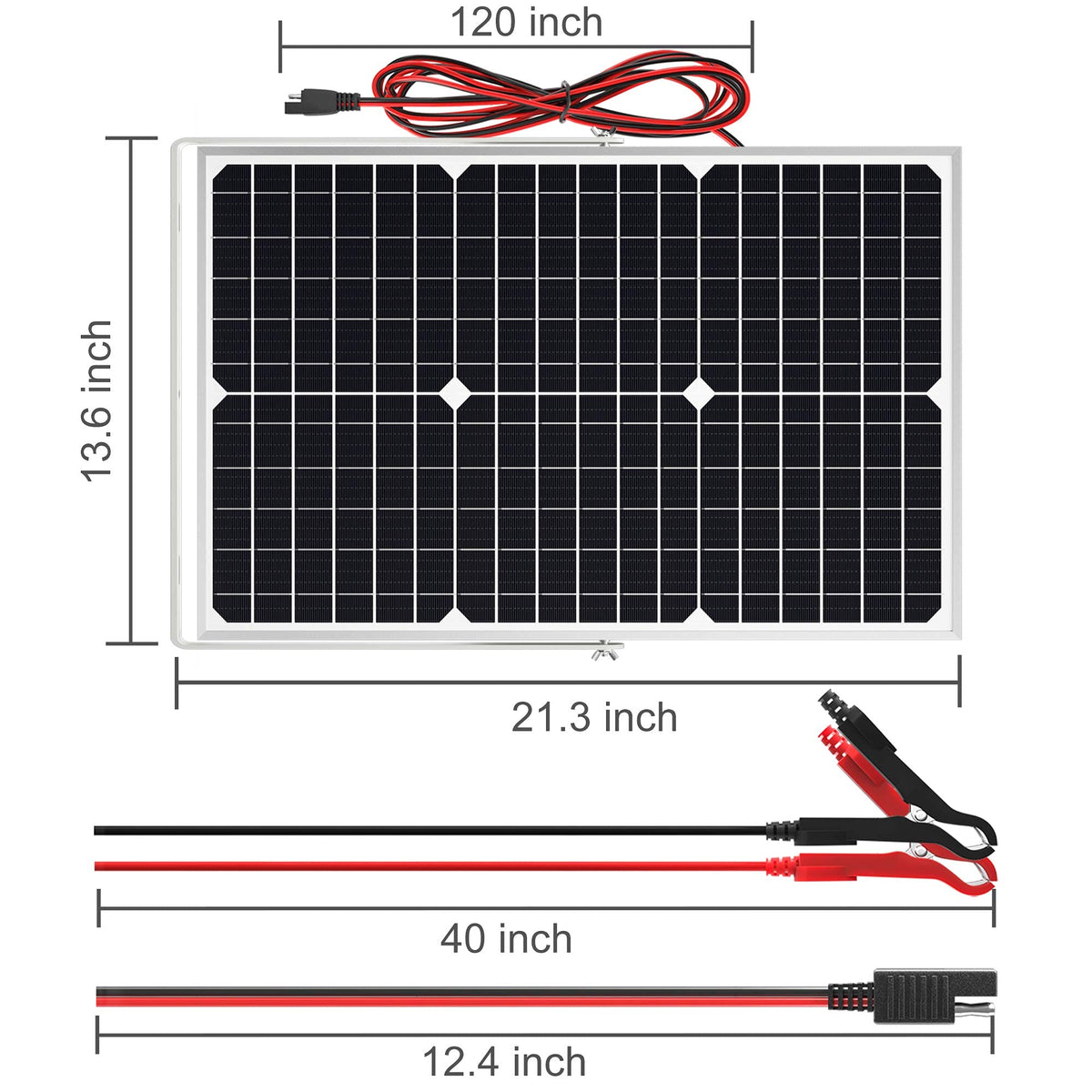 SOLPERK battery maintainer in use on a boat or RV.