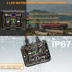 SOLPERK wide-application battery-maintainer for 12V systems across trailers and boats.