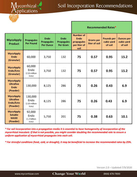 Soluble MAXX illustration shows expanded root growth and healthier plants.