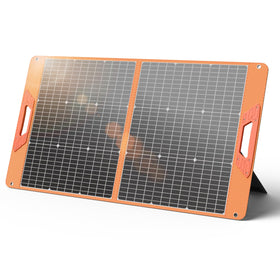 SOLUPUP 100W foldable panel deployed for quick off-grid charging.