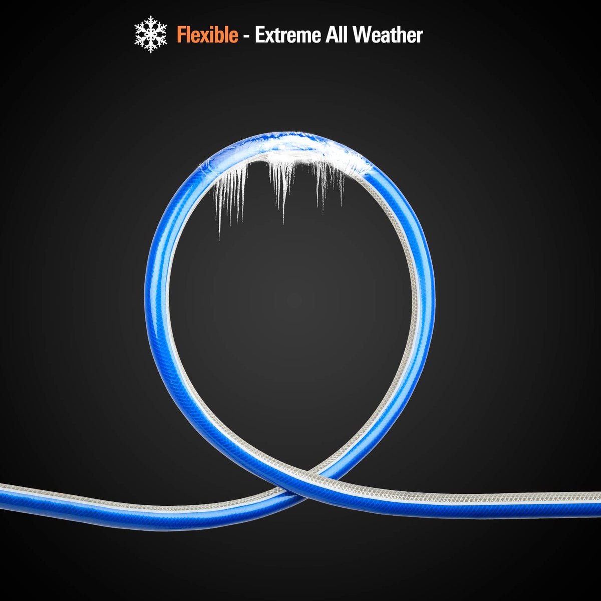 Solution4Patio all-weather hose performs in a wide temperature range