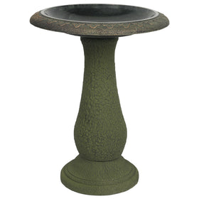 Solution4Patio bird bath easy to clean and reposition