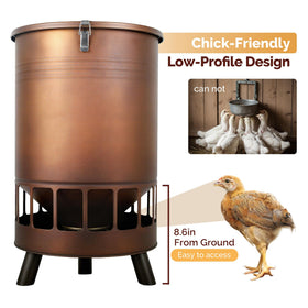 Solution4Patio feeder ports close up demonstrates anti spill safe feeding.