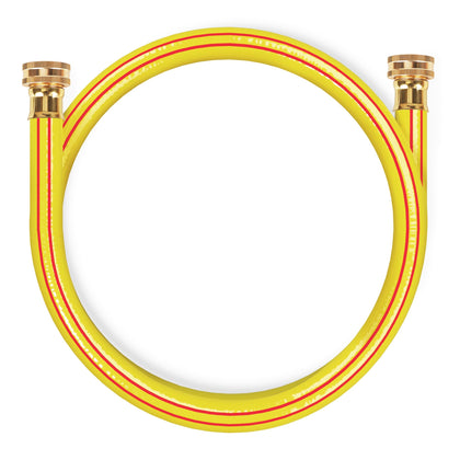 Solution4Patio short yellow garden hose 4ft for quick irrigation tasks