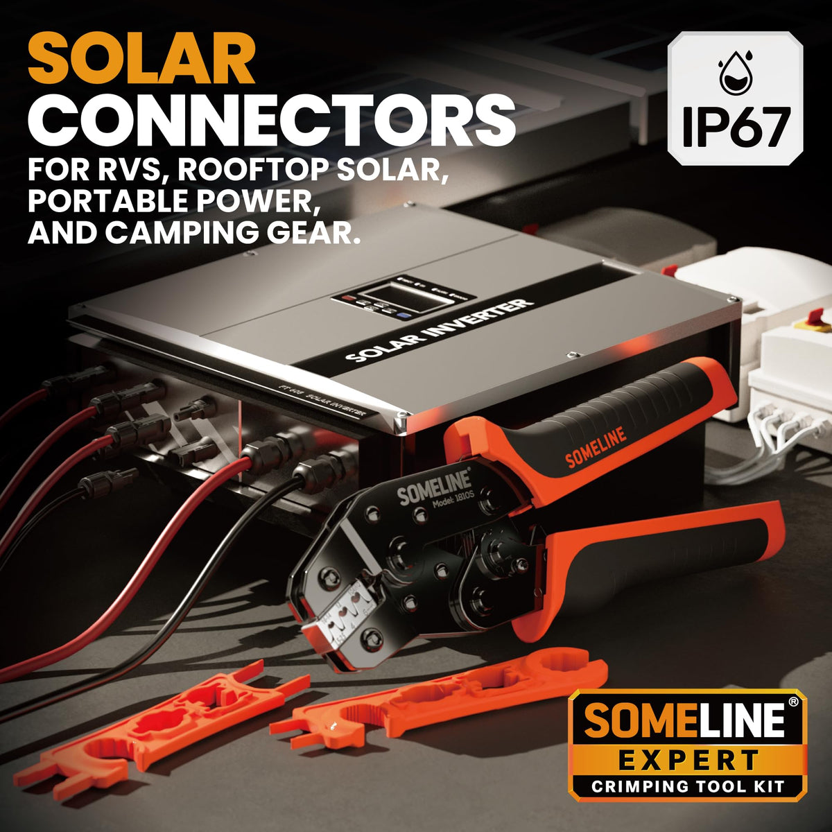 SOMELINE connector pins and housings for durable PV terminations