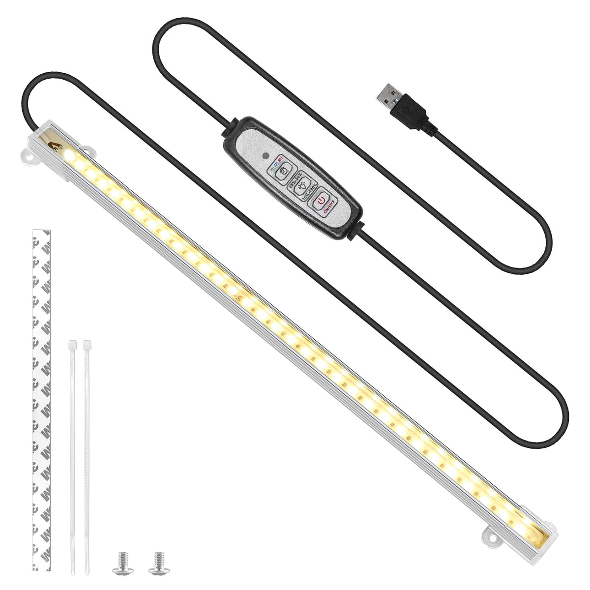 Sondiko Grow Light Strip provides full-spectrum LEDs for robust indoor plant growth.
