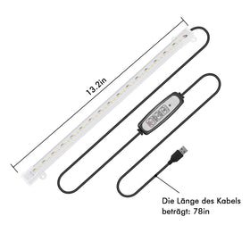 Durable LEDs with long lifetime support year-round cultivation.