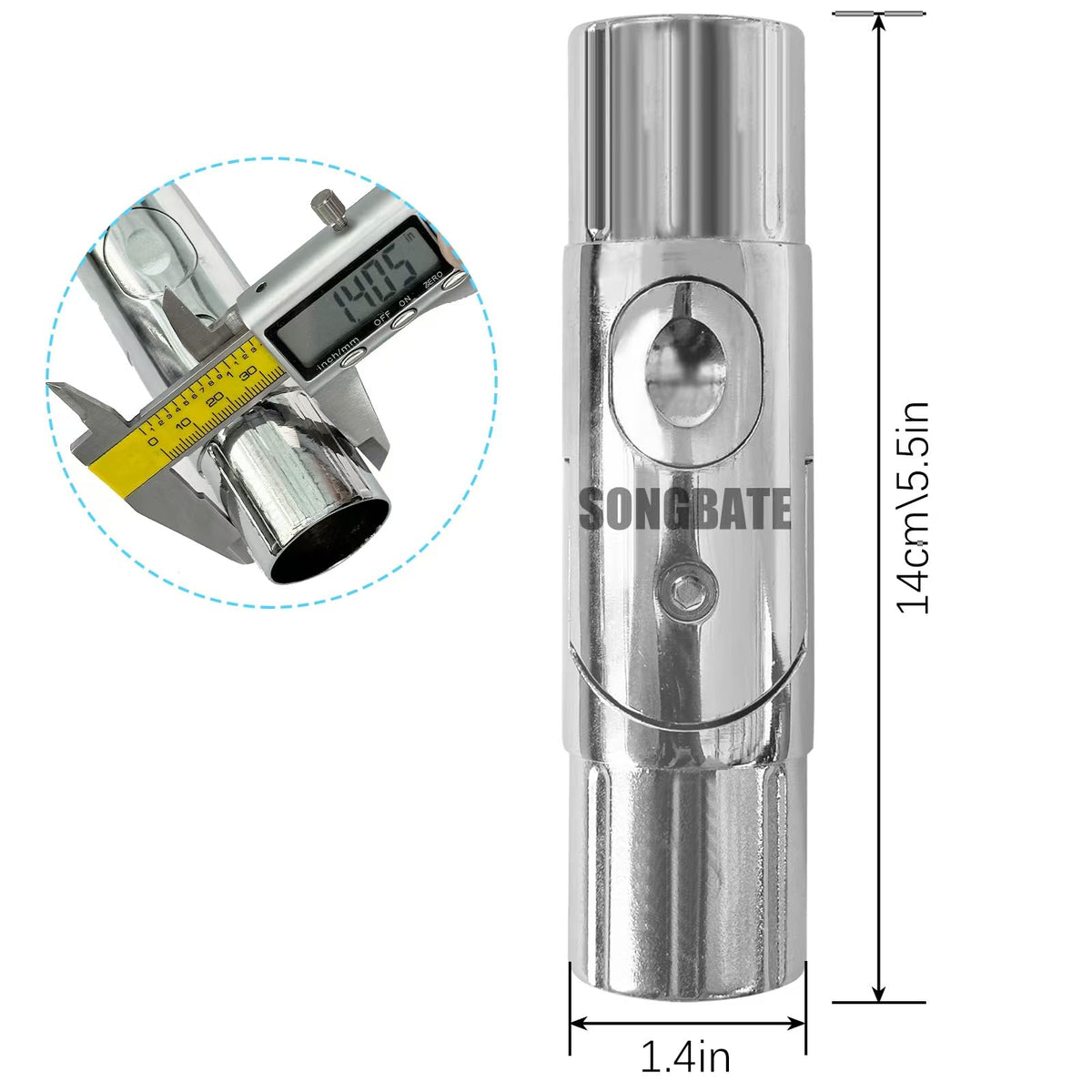 Zinc alloy replacement part for durable, weather-resistant outdoor use with SONGBATE.
