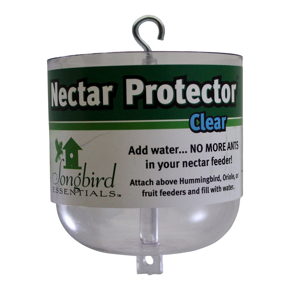 Songbird Essentials Nectar Protector ant moat clear bowl deters crawling insects