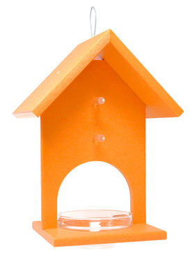 Songbird Essentials SERUBFJF feeder hanging in bright orange to attract Orioles